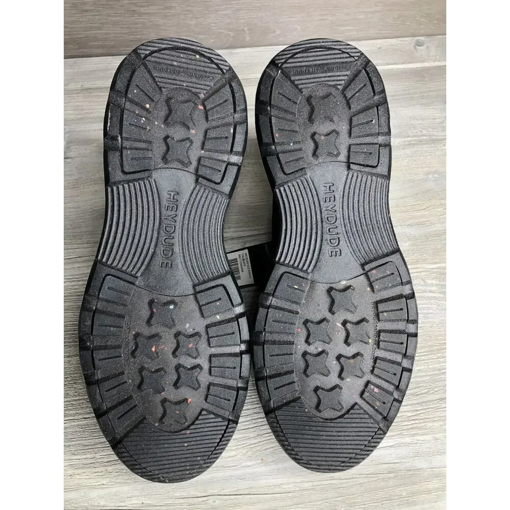 NWT Hey Dude Duke Eco Shield Black - Men's 12 - 112664900